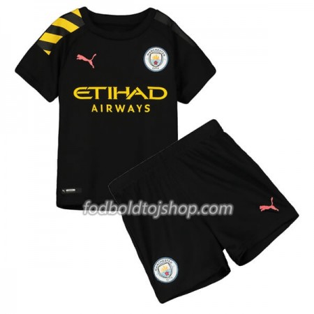 Manchester City Børn Udebane Fodboldsæt 2019-20 S/S (+ Korte bukser)